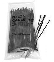 Zip Tie Action Black for Computers 203X2.5M