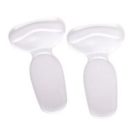 3 Pairs T Shape Heel Grips Care Heel Cushions Padded Heel Liners,Clear