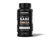 Clear and Glowing Skin Omega Daily Glow Non-GMO Omega 3 Fish Oil Extra Purified