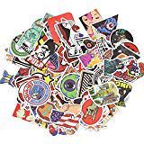 Car Stickers [100 pcs], Shuishou-F Laptop Stickers Motorcycle Bicycle Luggage Decal Graffiti Patches Skateboard Stickers for Laptop - No-Duplicate Sticker Pack