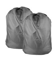 Heavy Duty Nylon Laundry Storage Bags with Drawstring, Durable, Machine Washable 30' x 40" Choose The Color(Bulk Order for Business Buyeres (Gray Set of 2)