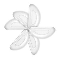 Eyeglass Nose Pads, Anti Slip Adhesive Thin Nose Pads for Glasses, Eyeglasses, and Sunglasses(Transparent, 12 Pairs)