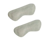 VSUDO 1 Pair Suede Leather Heel Liners Inserts, Heel Cushions Pads for Loose Shoes, Heel Grips for Improve Shoe Fit and Comfort [1 Pair-Beige-Suede Leather]