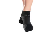 OrthoSleeve BR4 Bunion Relief Socks (1 Pair,Black,Small) Split-Toe Design Separates Toes, relieves Bunion Pain and a targeted Bunion pad Reduces Toe Friction and relieves Hallux valgus Pain