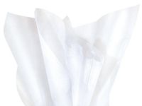 WHITE Non-Woven Tissue Sheets100 ~ 20" x 26" Sheets (3 unit, 1 pack per unit.)