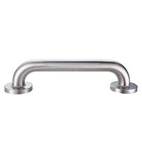 LLF Bathroom Grab Bar, Anti-Slip Grip Rail 304 Stainless Steel Safety Support Rail Straight Handrails for Shower/Toilet (Color : Silver, Size : 68cm)