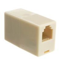 Wideskall 4 Conductor Extension Female to Female Jack Telephone Coupler Adap.