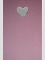 Pink Heart Valentine's Note Cards w/ Envelopes