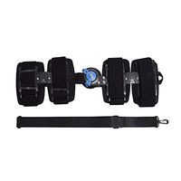 Hli-SHJHsmu Knee Brace Knee Joint Protection and Fixation Bracket Adjustable Hinged Knee Brace ROM Knee Immobilizer Brace Support Orthopedic Leg (L(58cm /122.8"))