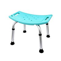 GJ-linyud Shower/Bath Stools Aluminum Alloy Anti-Slip Adjustable Height for Elderly Disabled Pregnant Women with Handle Bath Chair