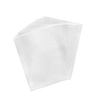 100 Pcs Clear Resealable Cello/Cellophane Bags Great for Bakery Candy Cookies Party Favors, 6"*9"