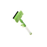 SUJING Window Cleaner Kit Shower Squeegee, Car Windshield Tool and Doors - Indoor/Outdoor Washing Equipment, Magic Spray Water Brush Window Glass Cleaner Wiper Washing Brush (Green)