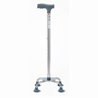 Qi Peng Crutches - Old Man Crutches Four Feet Crutches Cane Sticks Old Man Cane Telescopic Non-Slip Lightweight Walker Four Corners Cane Medical Crutch