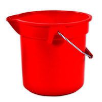 Brute 14 Qt. Red High Density Plastic Bucket (1 Bucket)