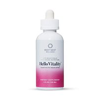Hello Vitality Liquid Iron Supplement Drops, Chocolate Flavor, for Women, Men and Kids, High Potency, 15 mg per Serving, 4 Oz, Best Nest Wellness