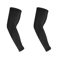HEALIFTY Sports Arm Sleeve Elbow Sleeve Long Elbow Support Sleeves for Men XL 2pcs(Black)