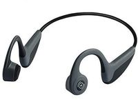 Open Over Ear Bone Conduction 5.0 Bluetooth Headphones (Grey)