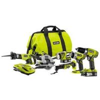 Ryobi 18-Volt ONE+ Lithium-Ion Ultimate Combo Power Tool Kit (6-Tool) - Model: P884 by Ryobi