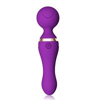 Wand Massager - Cordless Handheld Personal Massager with 9 Powerful Vibration Modes - Quiet Waterproof USB Rechargeable for Neck Shoulder Back Legs Body Relief