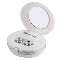 Contact Lens Case, Ultrasonic Contact Lens Auto Cleaner Eye Protein Cleaning Case with USB, Color Contact Lenses, Contact Lens Cleaner(White)