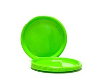 Mintra Home Reusable Plastic Plates (Green, Large 12pk (8.5in))