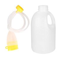 Mootea 1500ml Hospital Bedridden Patient Urine Bottle Urinal Storage Pot Collector with Tube