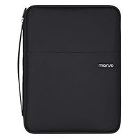 MOSISO Nursing Organizer Sleeve Case, 9 Pocket Utility Pouch for Stethoscopes, Scissors and Other Medical Supplies, Polyester All-Purpose Portable Compact Slim Bag, Black