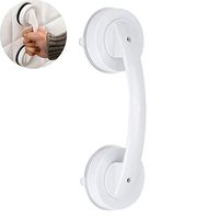 LMEIL Bath Shower Grab Bars Punch-Free Handrail Suction Cup Type Bathroom Glass Door Safety Handle Bathroom Anti-Skid Railing for Elderly Bathroom Supplies