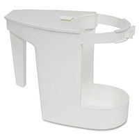 Genuine Joe Mop Toilet Bowl Caddy, White, 12