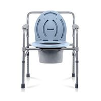 XWZJY Extra Wide Bedside Commode Seniors Portable Toilet Potty Chair Safety Frame with Handles and Bucket Height Adjustable Bathroom Support
