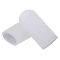 1 Pair Silicone Toe Protective Cover Toe Cushions Foot Protection Pads Toe Protector for Ballet Shoes High Heels Open-toed