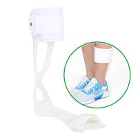 Orthomen Drop Foot Brace AFO Leaf Spring Splint (XL-Left)