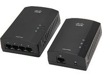 LINKSYS PLSK400-NP Linksys PowerLine PLSK400 - Bridge - 4-port switch - HomePlug AV