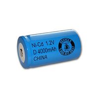 Exell 1.2V 4000mAh NiCD D Rechargeable Battery Button Top Cell Fast USA Ship