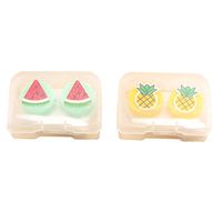 HEALIFTY Contact Lenses Case Set Portable Contact Lenses Holder for Home Travel 2pcs