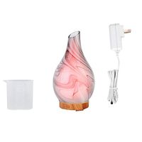 100ml Portable Aroma Diffuser, Air Mist Maker Desktop Car Bedroom Colorful Light Humidifier for Home(US Plug)