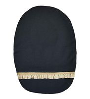 Stretchy Deodorizing Ostomy Pouch Cover (Black - Frill, F)