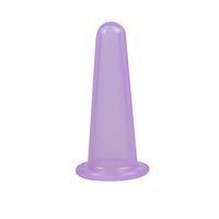 diffstyle Silicone Cupping Cup for Face Eye Massage Anti Cellulite Vacuum Facial Cups Set (Purple)