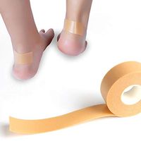 Artibetter 2Pcs Heel Tape Heel Grips Protector First Aid Tapes Moleskin Tape Sticker Cushioned Protection Tape Prevention Blister Chafing Friction Tape