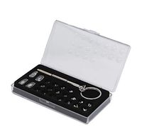 Eye See Premium 42pc Glasses & Sunglasses Repair Kit w/ 5-in-1 Cross Screwdriver Tool, Screws, Nose Pads, Plastic Washers, Bolts, Screw Covers. Convenient, Easy, DIY Quick Fixes at Home