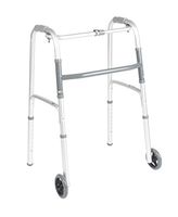 Drive Medical (a) Deluxe One Button Folding Walker Adult
