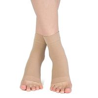 Plantar Fasciitis Socks with Arch Support - Best Ankle Compression Socks for Foot and Heel Pain Relief (Biege, L/XL)