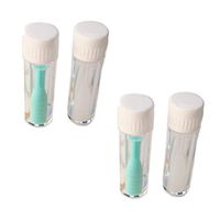 HEALLILY Contact Lenses Inserter Remover Suction Stick with Package for Travel Home Use 4pcs