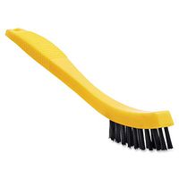 Rubbermaid Commercial Products FG9B5600BLA Tile and Grout Brush, Plastic Bristles, Black (Pack of 12)