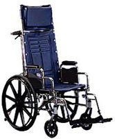 Invacare Tracer SX5 Recliner Wheelchair (Options - Seat Size: 18" wide x 16" deep (Standard))