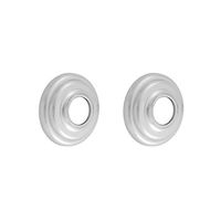 Jaclo 6203-PCH Pair Shower Bar Flanges, Polished Chrome