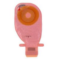 Coloplast Assura One-Piece Wide Outlet Drainable Pouch with Integrated Charcoal Filter, Pre-Cut Nonconvex Light Skin Barrier and EasiClose Integrated Closure 1-3/8" Stoma Opening, 10-1/4" L, 390mL, Medium, Opaque, Soft Cloth on Front and (Box of 10 Each)