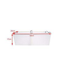 Folding basin- Transparent Folding Basin Tourism Washbasin Laundry Fishing Barrel Outdoor Camping Portable Bucket (Color : Clear, Size : 50XW25XH17cm)