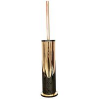 Toilet Brush Free Standing Brass-Antique/Mirror Finishing-SDR-WC Brush-Bath Set-Wall Mount-Bathroom Accessories (Gold)