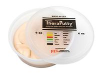 CanDo TheraPutty Standard Exercise Putty, Tan: XX-Soft, 6 oz